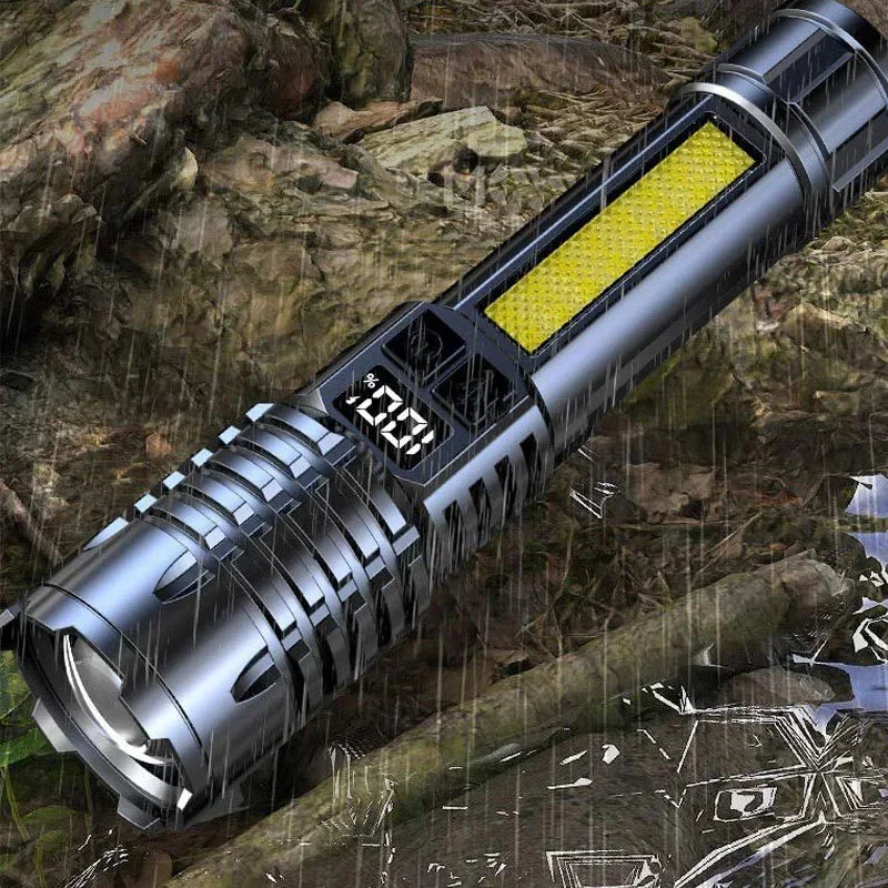 High Power LED Flashlight from Danoz Direct is your ultimate companion for outdoor adventures - Buy 1 Get 1 Free!