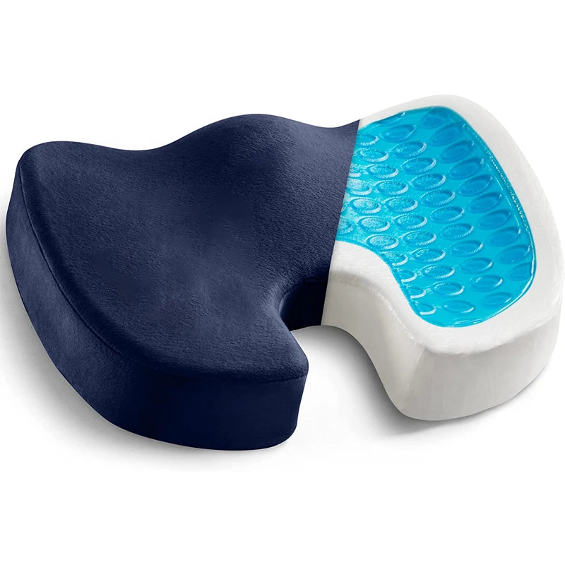 Danoz Health - Gel Cushion Non-slip Gel and Memory Foam Coccyx Cushion Office Chair Cushion Car Cushion Sedentary Artifact