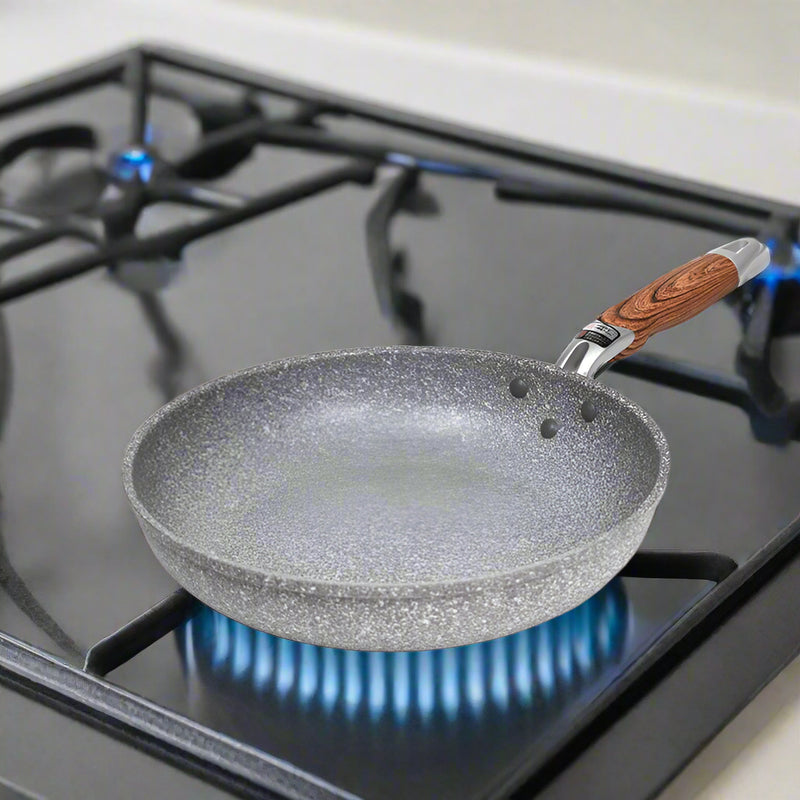 Experience effortless cooking with Danoz DuraStone cookware Frying Wok Pan - Super Quality