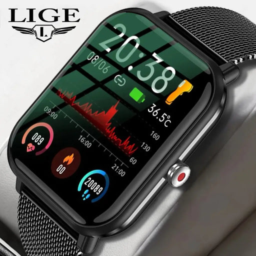 Stay connected and stylish with the Danoz Direct - LIGE Smart Watch! This full touch screen sports watch is designed for both ladies and men
