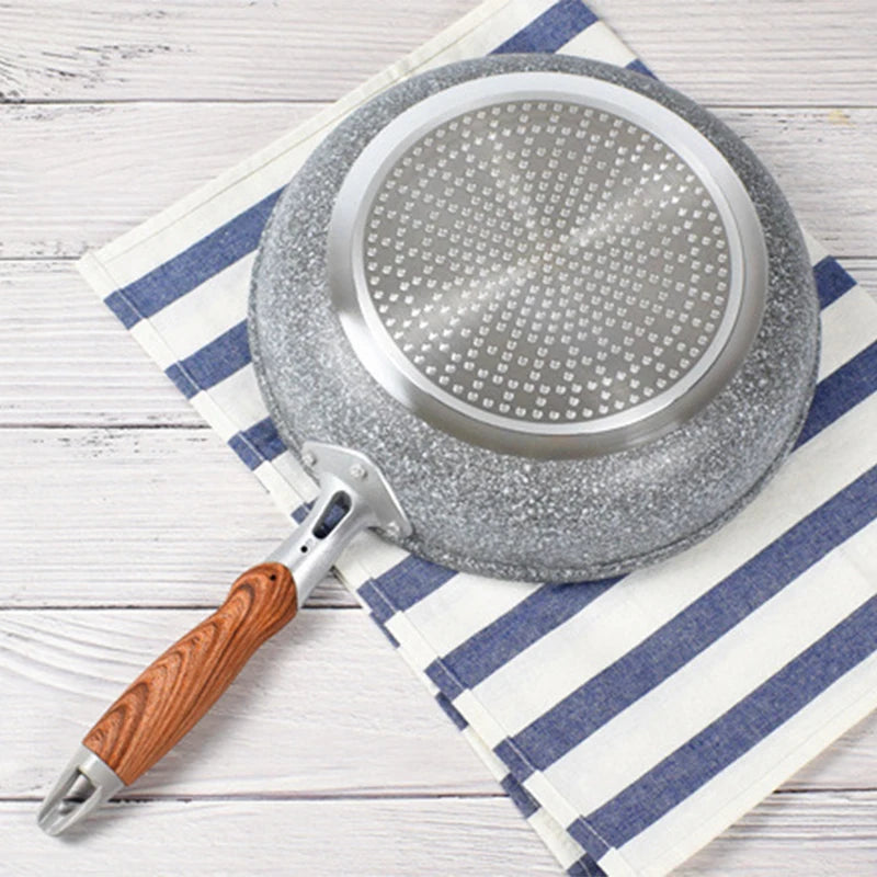 Experience effortless cooking with Danoz DuraStone cookware Frying Wok Pan - Super Quality