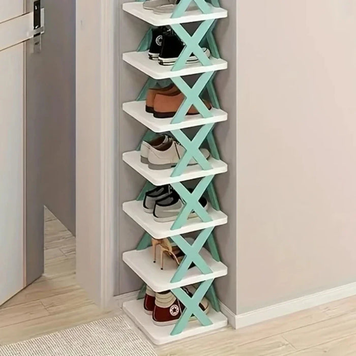 Organize shoes in style with Danoz Direct ShoeBooth Organizer. Multi-layered, detachable rack saves space and keeps your shoes Safe