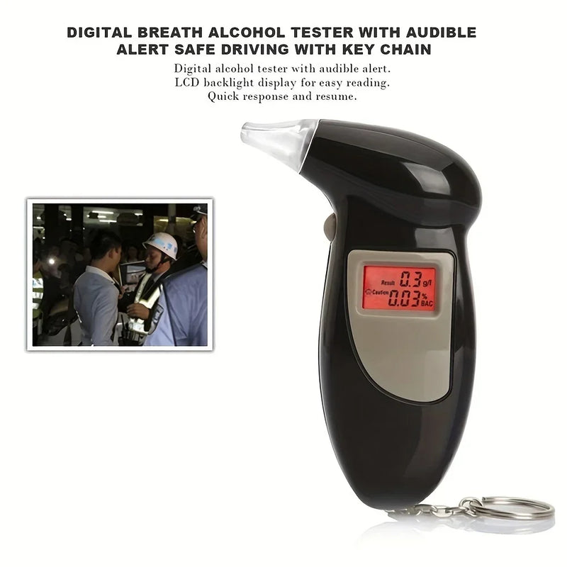 Danoz Direct - Accurately Test Your Blood Alcohol Content with this Digital Breath Alcohol Tester! Buy 1 Get 1 Free
