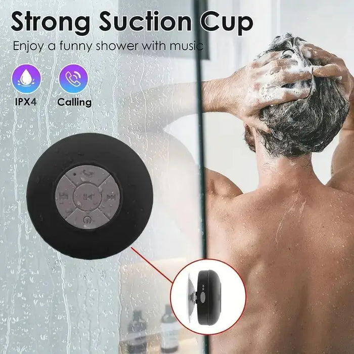 Danoz Smart 🔊 Family Portable Wireless Bluetooth Waterproof Suction Cup Small Speaker Car Bathroom Mobile Phone Listening to Music Stereo