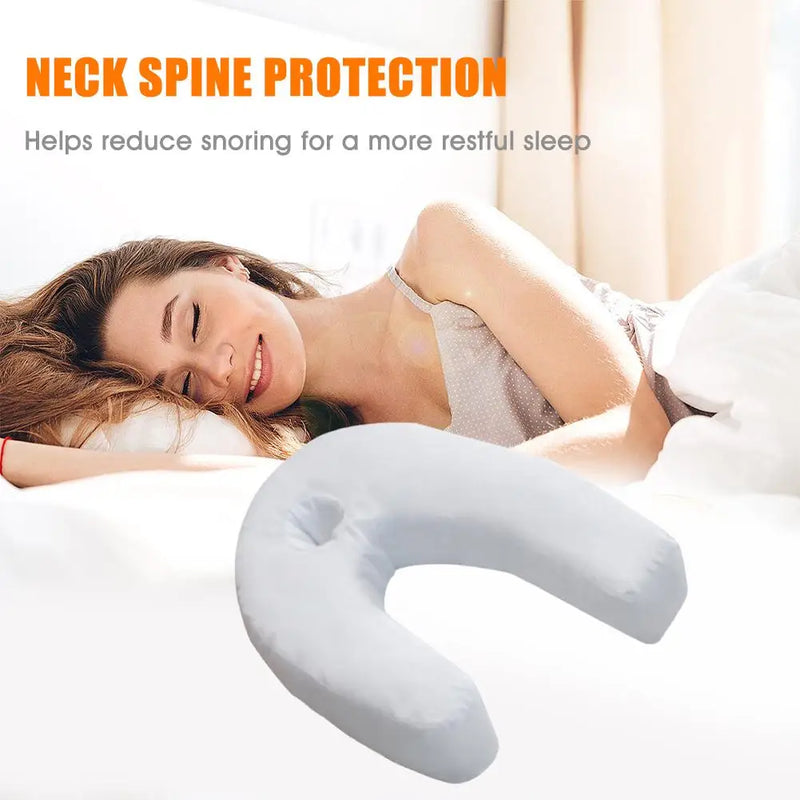 Danoz Pillows - Side Sleeper Pro, U-shaped Neck Spine Protection Side Sleeper Pillow Sleep Pillows Hold Waist Body Care Massage Health Improvement Suppor B8K5