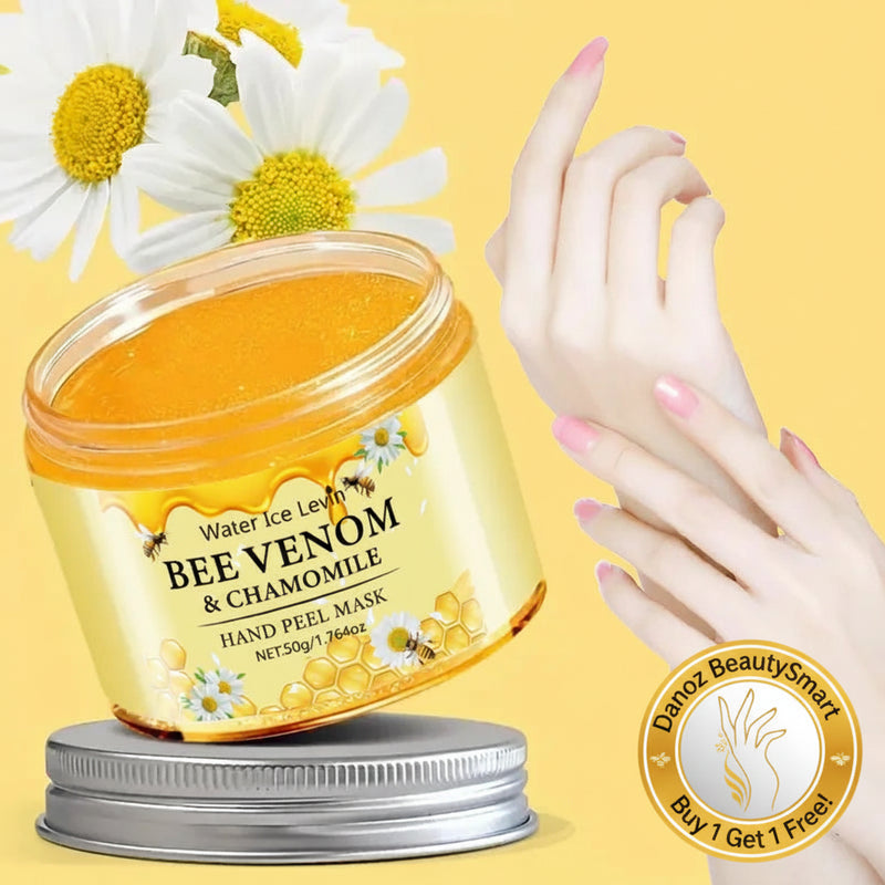 Danoz BeautySmart - Buy 1 Get 1 Free! Bee venom chamomile Moisturizing Exfoliating Hand Wax Mask Moisturizing exfoliating.