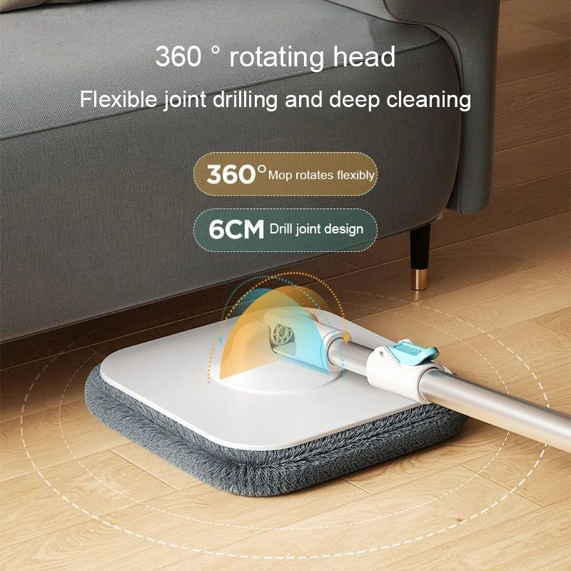 🧹 Danoz CleanSmart | SpinClean Self-Cleaning Mop & Bucket Set | 360° Spin | Hands-Free Wringing | Dirty water Separation | Telescopic Handle