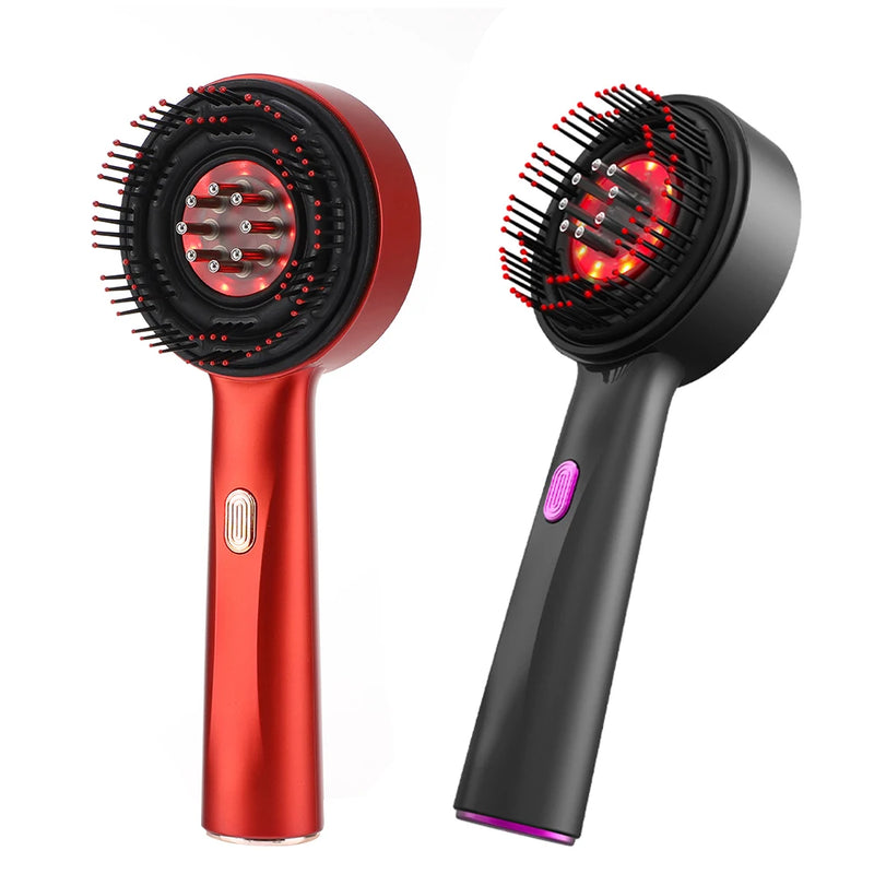 Danoz Beauty - 3 Modes Electric Multifunctional Infrared Therapy Comb Promote Hair Growth Massage of Hair Follicles Essence Oil Applicator