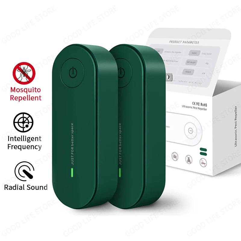 Protect your home effortlessly with Danoz Pests Ultrasonic Insect Repellent. Buy 1 Get 1 Free!