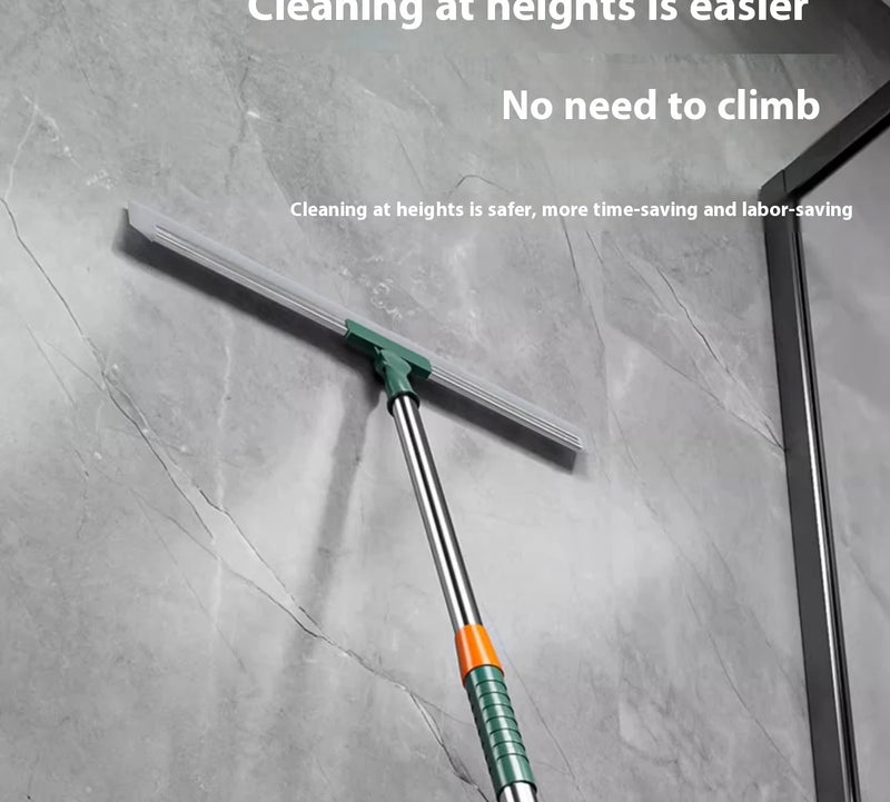 🧹 Danoz CleanSmart | GQHOME Silicone Scraper Broom & Magic Squeegee | Floor, Bathroom & Glass Wiper | Scalable Handle | 35.5cm & 48.5cm | Free Gift! ✨