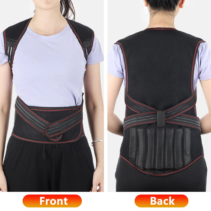 Danoz Health - Magnet Heated Vest Magnetic Self-Heating Thermal Waist Brace Lumbar Pad Corset Postrue Corrector Relief Pain