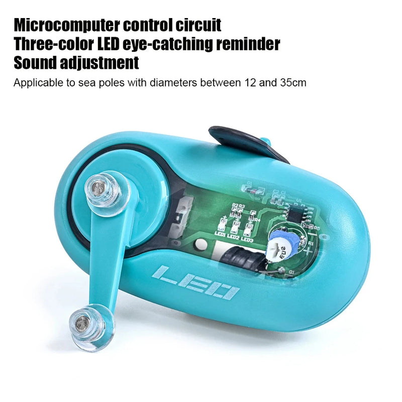 Danoz Fishing - Indicator light, bait, electronic buzzer, alarm, sound and light indicator, pole tip pliers, electric bell, outdoor fishing tool