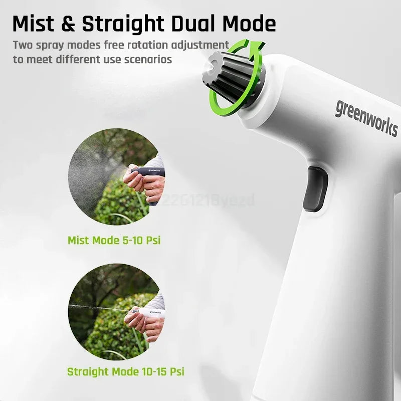 Danoz SpraySmart 🌿 | Rechargeable Electric Spray Bottle | 2000mAh | 150-Min Runtime | Mist & Straight Modes | Plant Mister & Garden Sprayer | Free Postage!