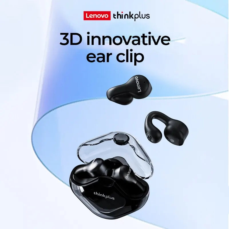 Experience superior sound quality and convenience with Danoz Direct - Lenovo XT61 Wireless Headphones. The innovative 3D ear clip