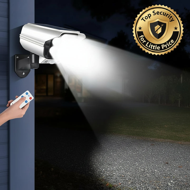 Danoz Lights -Outdoor Motion Sensor Solar Lights 2000 Lumens 77LED Solar Motion Sensor LED Light Outdoor Camera Wireless Security Floodlights