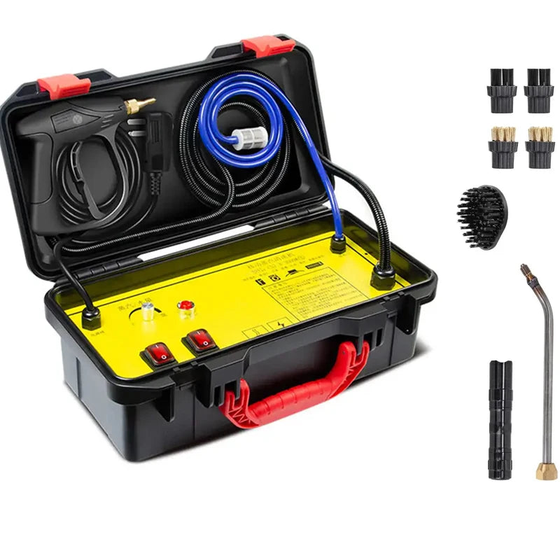 Danoz SteamSmart 3000W Commercial Steam Cleaner 💨 | 20-Second Heat-Up | 100–115°C Steam | Dry & Wet Modes | Ozone Disinfection | Air Con, Kitchen, Car & More | CE Certified!