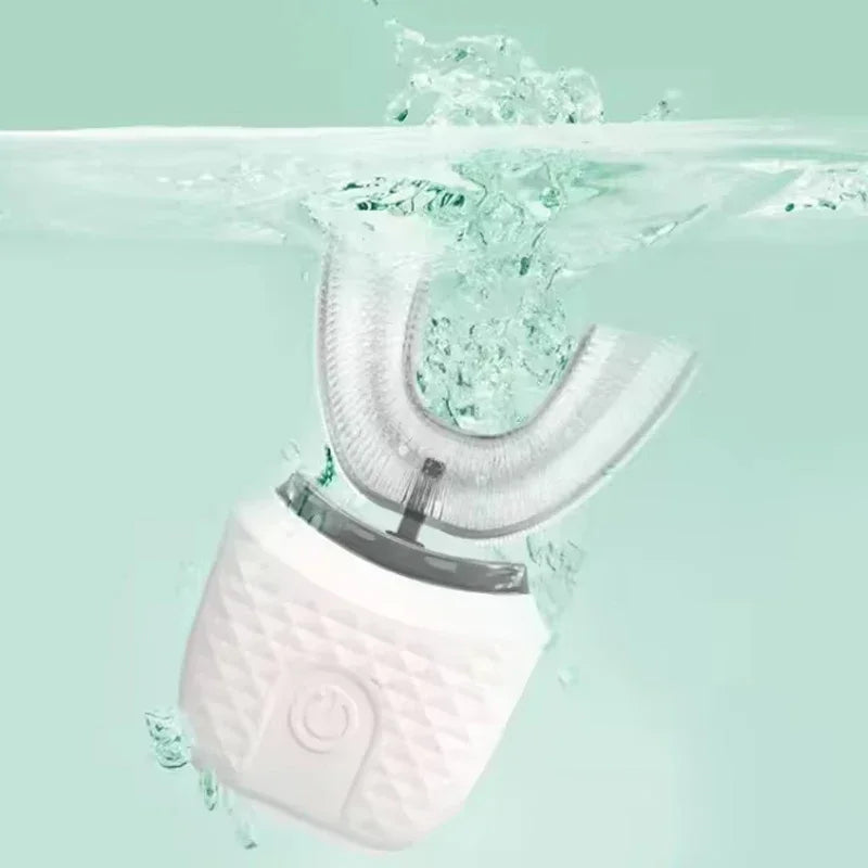 Danoz DentalSmart UBrush - U Shaped Electric Toothbrush That Brushes and whiten your teeth  FOR You! 360° - 4 Modes, USB Rechargeable 🦷✨
