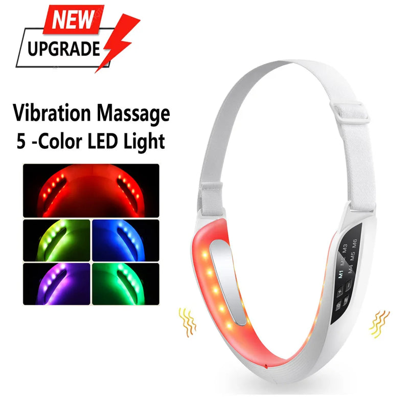 ✨ Danoz BeautySmart | Hailicare EMS V-Face Lifting Device | 6 Modes | 8 Levels | Microcurrent | Double Chin Removal | LED Vibrate Upgrade Available 💎