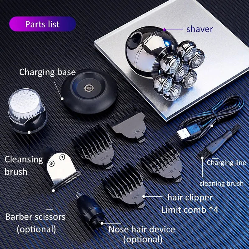 Say goodbye to messy and uncomfortable shaving with Danoz Direct Electric Shaver. 7D floating cutter head and waterproof design