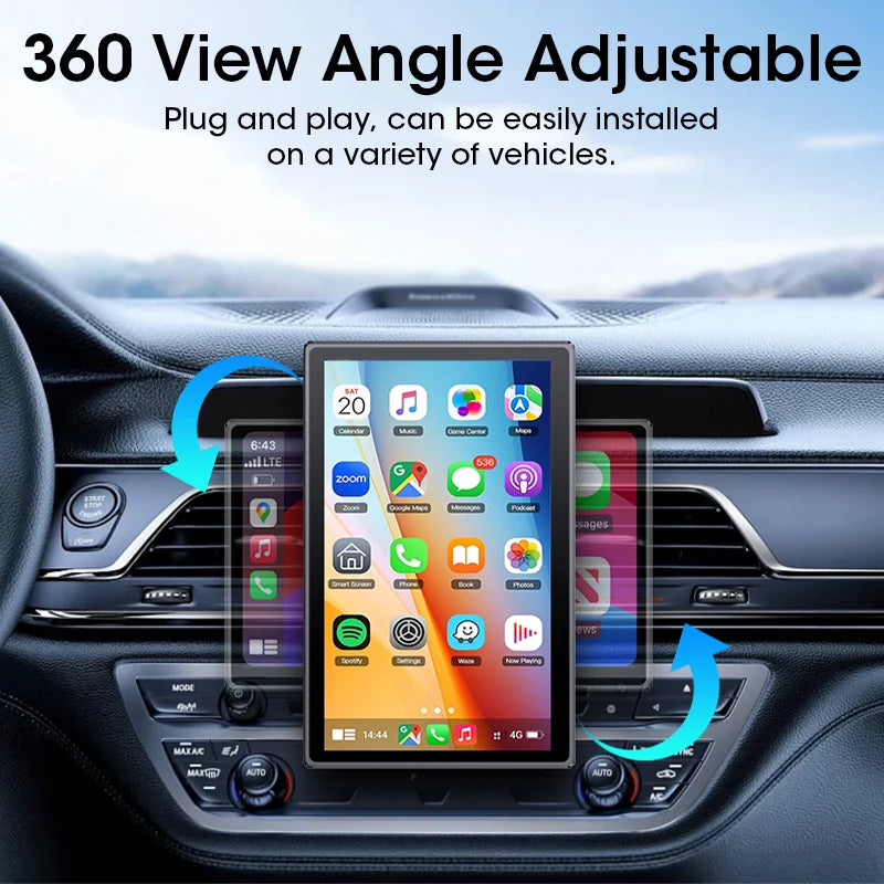 🚗 Danoz CarSmart | Jansite 2026 Wireless CarPlay & Android Auto Car Monitor | 7” / 8” / 9” | Portrait & Landscape | 1080P | PhoneLink | In-Dash ✨