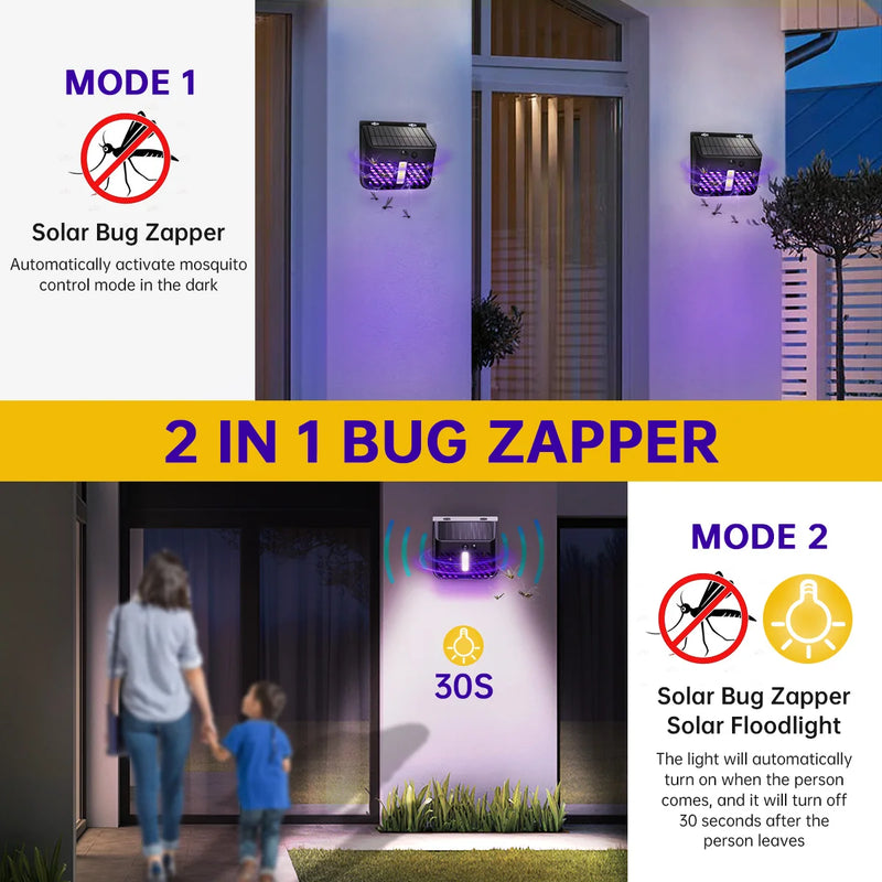 Danoz Outdoors - Solar Light Solar Bug Zapper🦟🐝Discover the perfect solution to keep your outdoor space free from pesky bugs