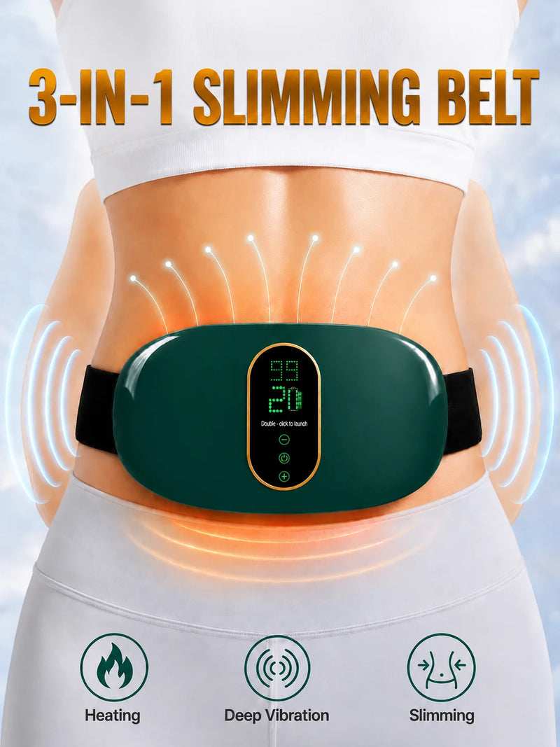 🔥 Danoz SlimSmart | Electric Abdominal Slimming Belt | EMS Fat Burner | Anti-Cellulite Massage | Body Shaping | Heating | Women & Men