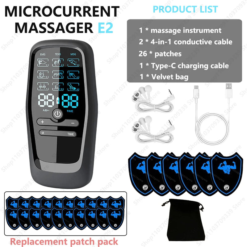 Danoz HealthSmart - Physiotherapy Tens Muscle Stimulator Electric Ems Acupuncture Body Massage Digital Therapy Machine Electro Stimulator