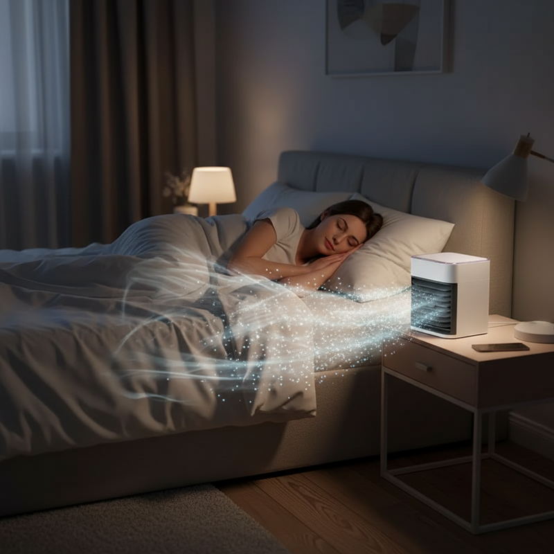 Danoz Super Deal ❄️USB rechargeable, Portable Air conditioner❄️ Air Breeze only $69.95 - Limited stocks!🥶