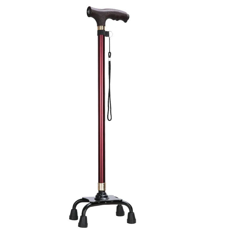 🦴 Danoz AidSmart | Multifunctional LED Walking Cane & Stick | Retractable Aluminium Alloy | 10-Step Adjustable Height | Non-Slip | Anti-Drop Wrist Strap | Perfect Gift for Seniors ❤️✨