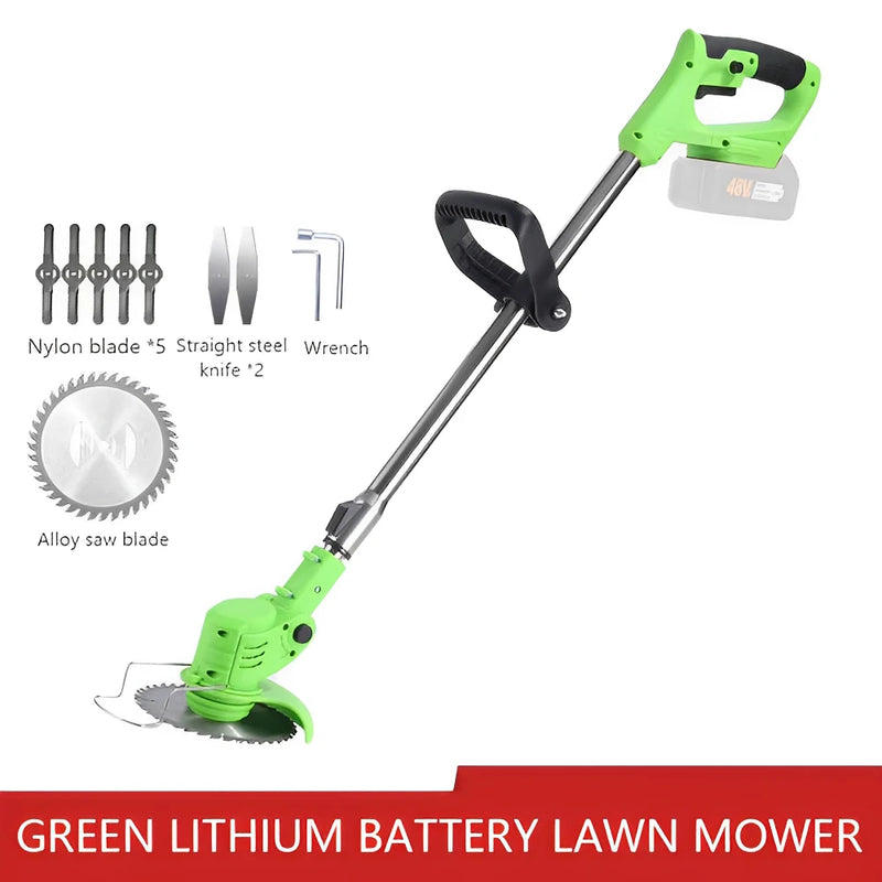 🌿 Danoz Tools GardenSmart | Cordless Handheld Electric Grass Trimmer | Adjustable Telescopic Handle | Makita 21V Compatible | Lawn & Garden Tool | Red, Green, Blue