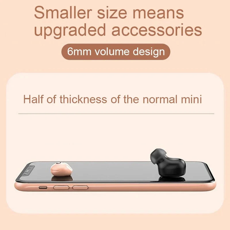 Get comfort and freedom with the Exclusive Danoz Direct Mini Bluetooth Headset. With 5.3 Invisible Earbuds