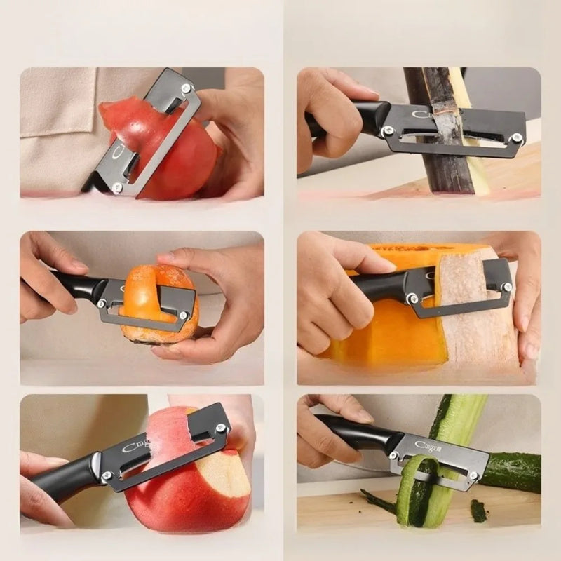 Danoz KitchenSmart - Multi-functional peeler Stainless Steel Vegetable Peeler Potato Peeler Carrot Grater Fruit Tools Kitchen Accessories - Buy 1 Get 1 More!