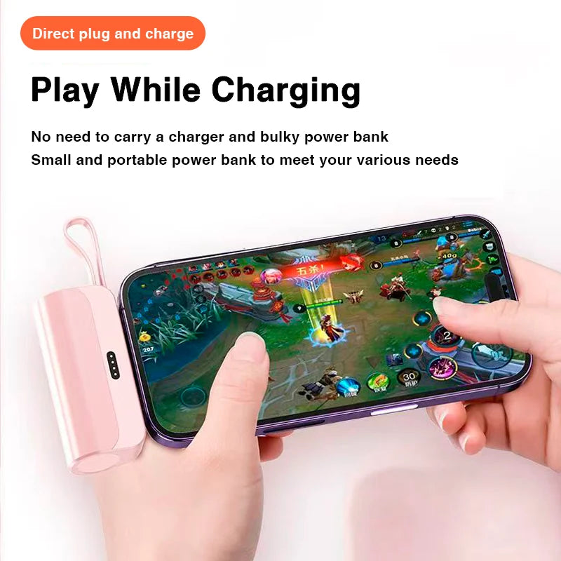 Danoz ChargeSmart - 10000mAh Mini Portable Power Bank External Battery Plug Play Power Bank Type C Fast Effective Charger For all Magsafe Phones