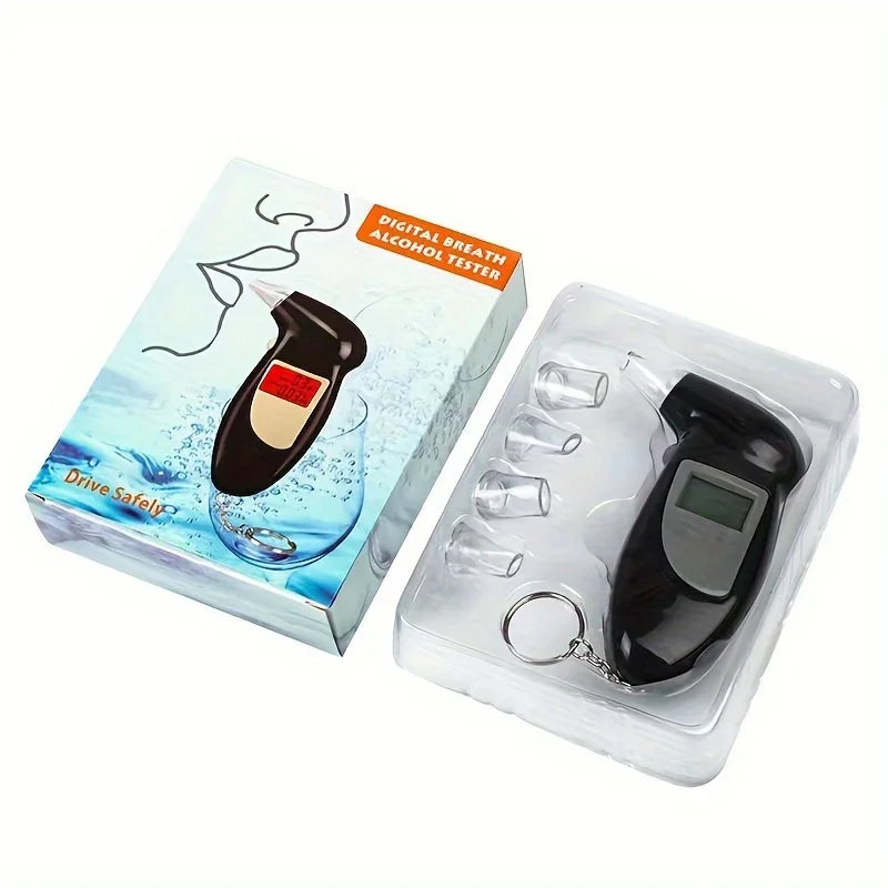 Danoz Direct - Accurately Test Your Blood Alcohol Content with this Digital Breath Alcohol Tester! Buy 1 Get 1 Free