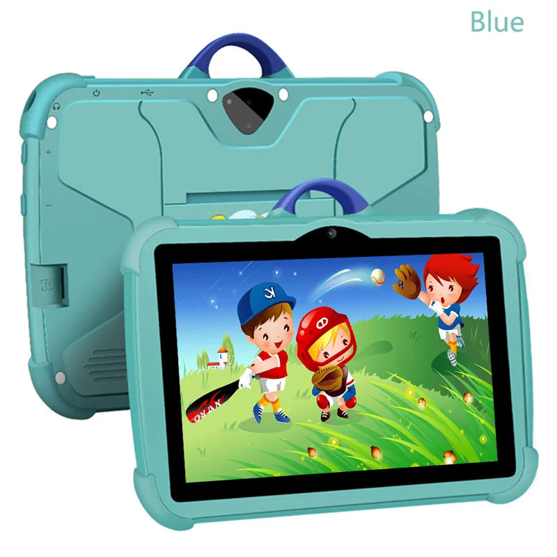 Danoz My AI Tablet - Cartoon Kids Tablet 7 Inch Quad Core 4GB RAM 64GB ROM Android Learning Education Games Tablets Children's Gifts
