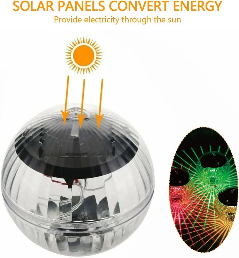 Bring the party to your backyard with this enchanting solar-powered floating light ball. Drop it in your pool, pond, or garden - Buy 1 Get 1 Free!