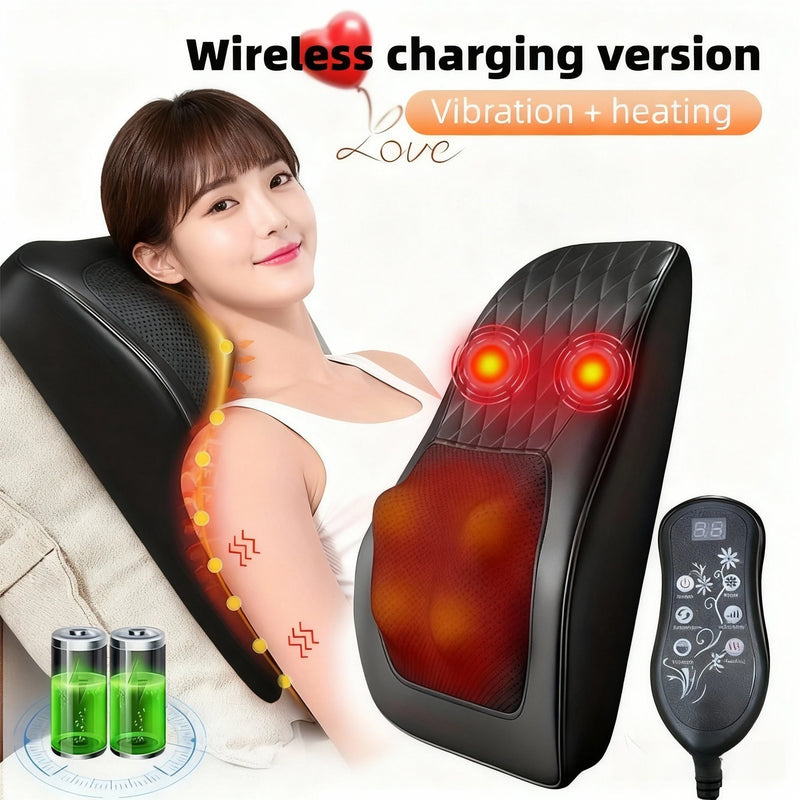 Danoz MassageSmart 💪 | Electric Shiatsu Neck & Back Massage Pillow | Heating | Cervical Traction | Car & Home | 5 Models | Free Postage!