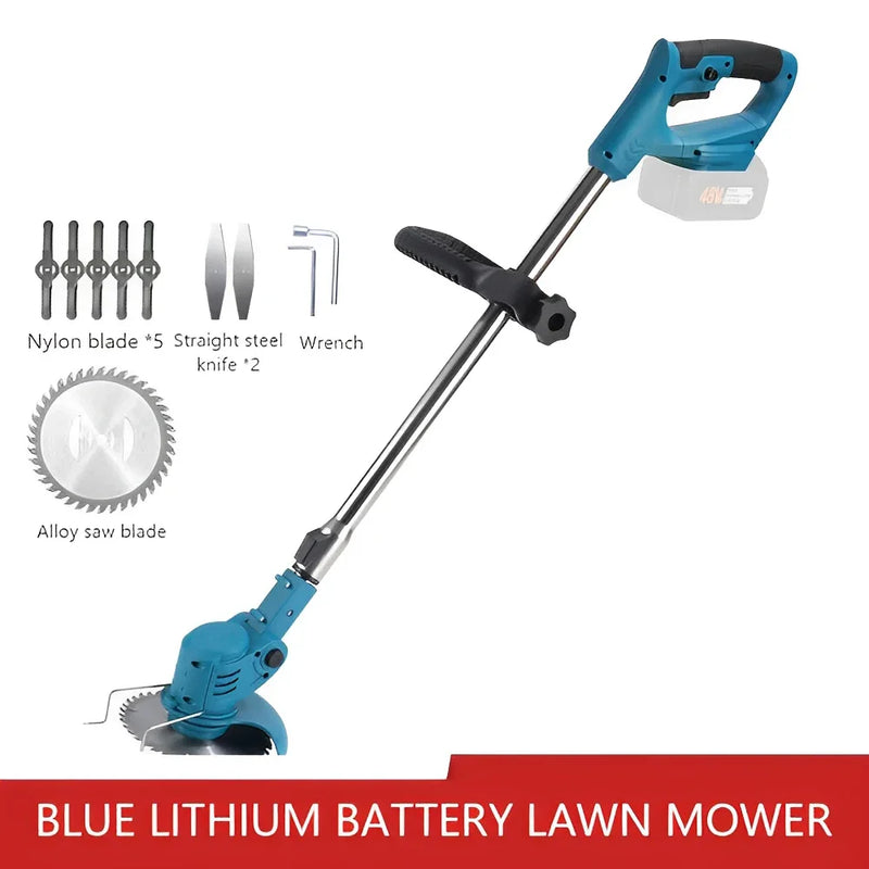 🌿 Danoz Tools GardenSmart | Cordless Handheld Electric Grass Trimmer | Adjustable Telescopic Handle | Makita 21V Compatible | Lawn & Garden Tool | Red, Green, Blue