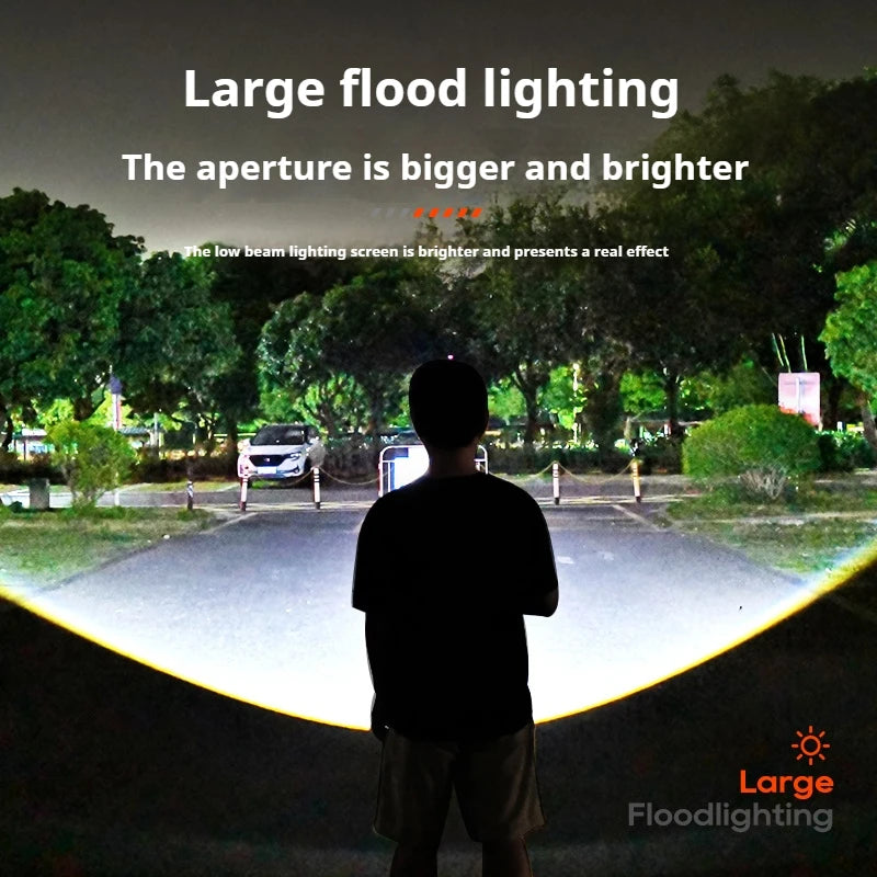 🔦 Danoz LightSmart | Philips SFL3121 Flashlight | 600 Lumens | 10W | 200–500m Range | Waterproof | Side Light | Multi-Use Searchlight