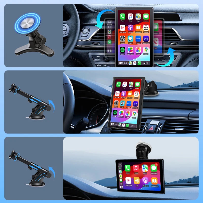 🚗 Danoz CarSmart | Jansite 2026 Wireless CarPlay & Android Auto Car Monitor | 7” / 8” / 9” | Portrait & Landscape | 1080P | PhoneLink | In-Dash ✨