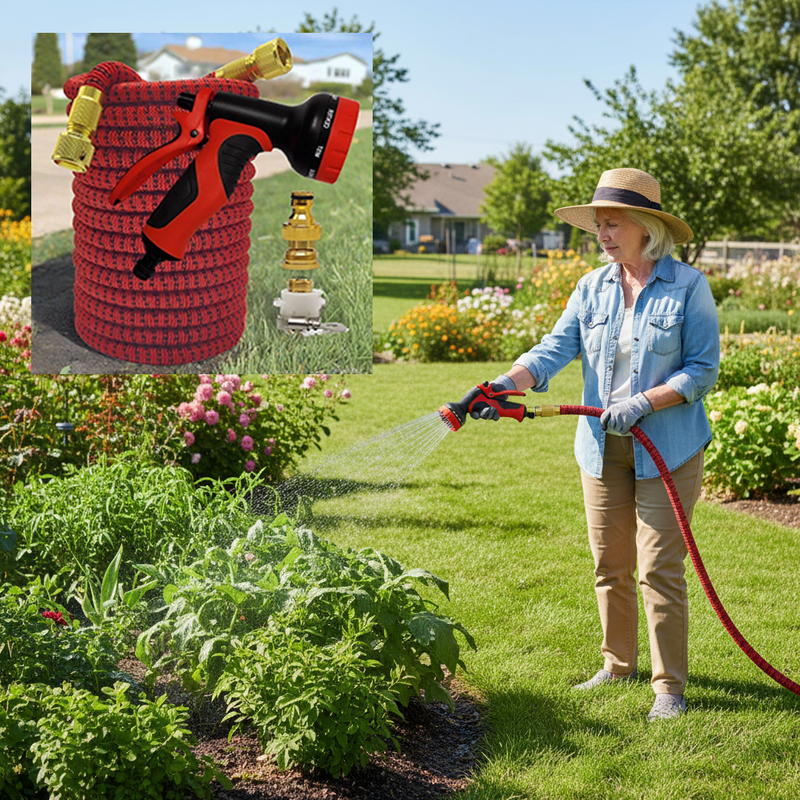 Transform your gardening and car washing experience with WaterBlast Expandable Hoses from Danoz Direct, Offering, 7.5 - 30 Meters