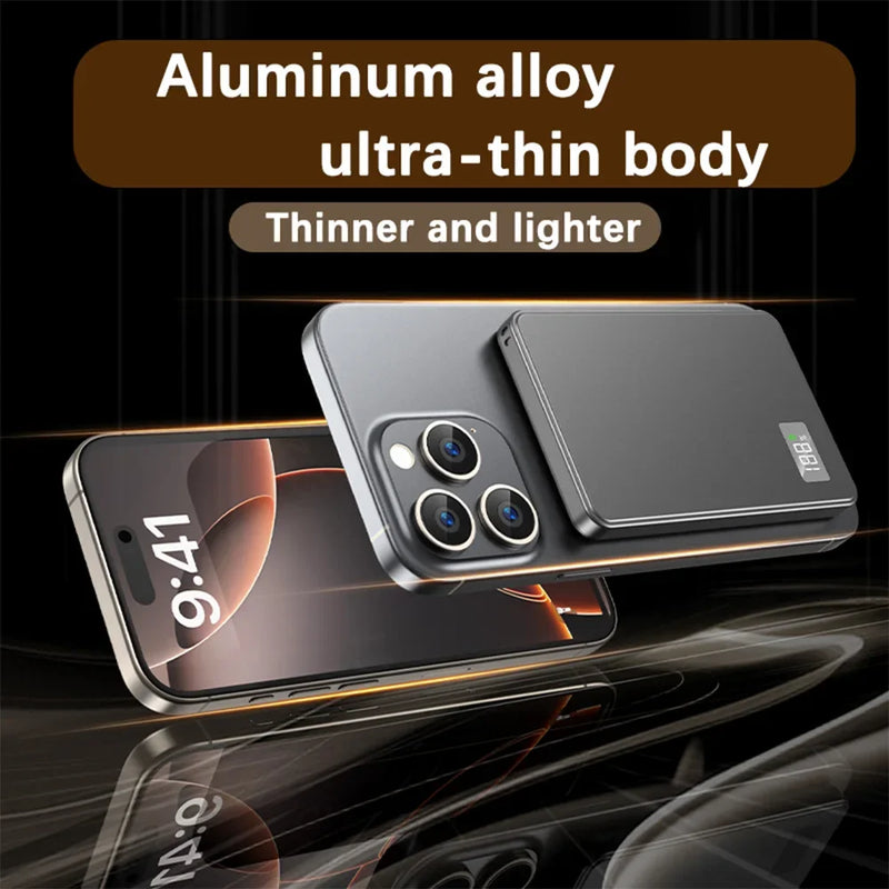 Danoz ChargeSmart - 50000mAh Magnetic Power Bank Portable Wireless PD22.5W Fast Charging External Battery for Magsafe for iPhone Samsung