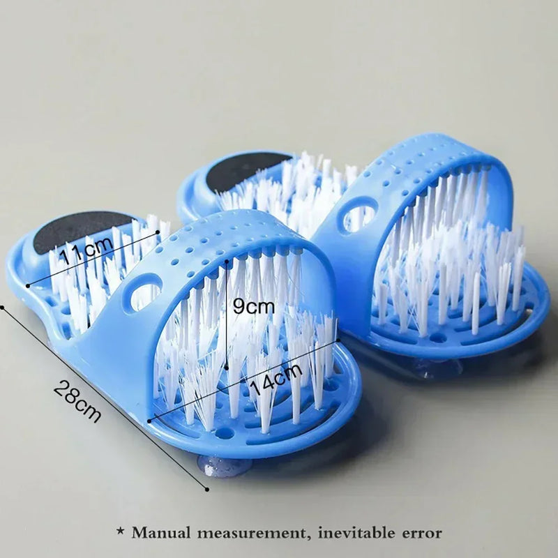 🛀 Danoz ShowerSmart | Shower Foot Scrubber & Massager | Soft Brush | Dead Skin Remover | Suction Cup Base | Spa Exfoliator | Buy 1 Get 1! ✨