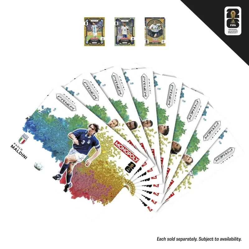 Danoz GameSmart ⚽ | Hasbro Monopoly FIFA World Cup 2026 | Panini Prizm Star Cards | Official Licensed Board Game | Soccer Collectible | Free Postage!