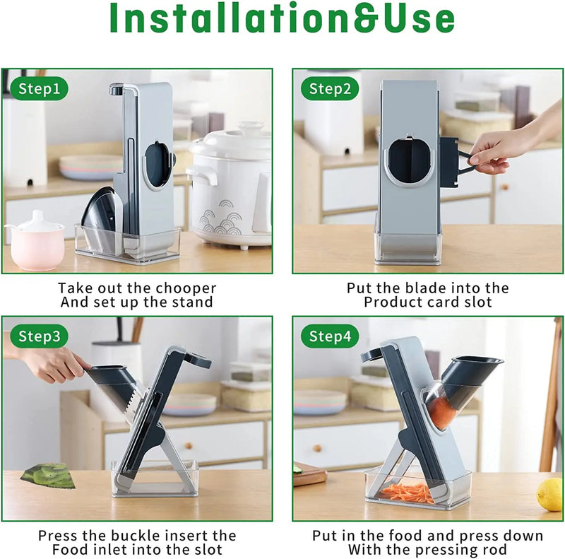 Effortlessly slice and dice 🍳🧑‍🍳 your way to perfect meals with Danoz Kitchen All Vegetables Cutter