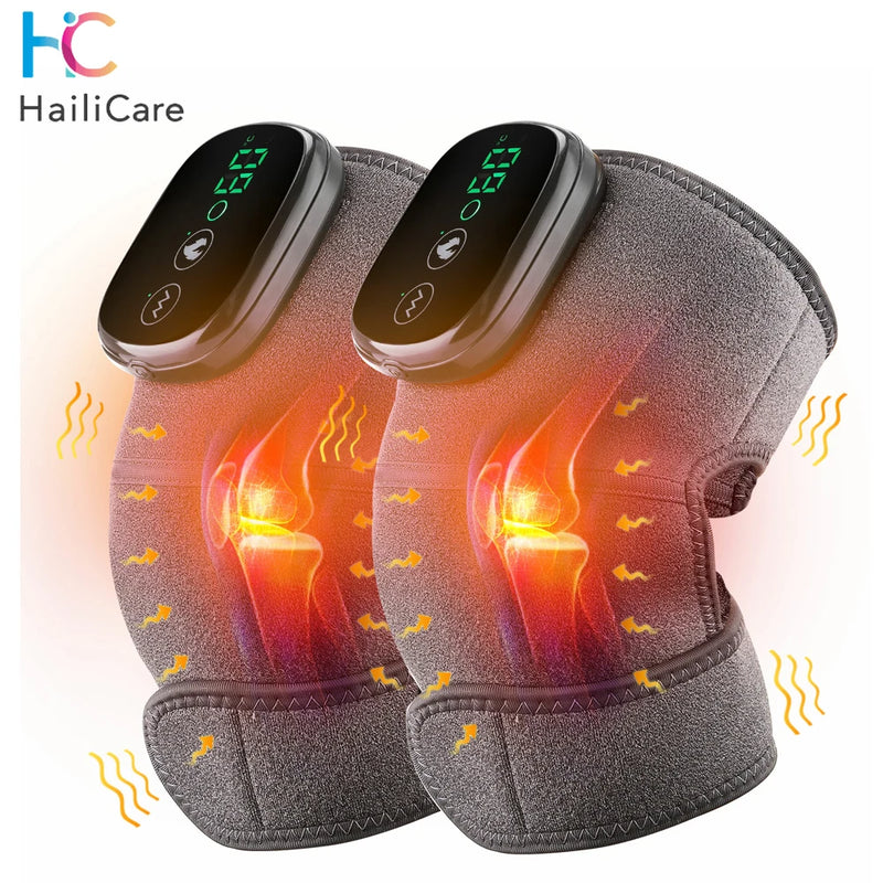 Danoz HealthSmart - USB Electric Heating Knee Massager Joint Elbow Knee Pad Shoulder Pad Vibration Knee Shoulder Massage