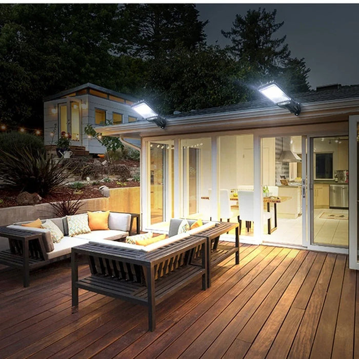 Illuminate your outdoor space with Danoz Direct - 108COB Solar Street Lights with a motion sensor and 3 modes - Bundel Offers