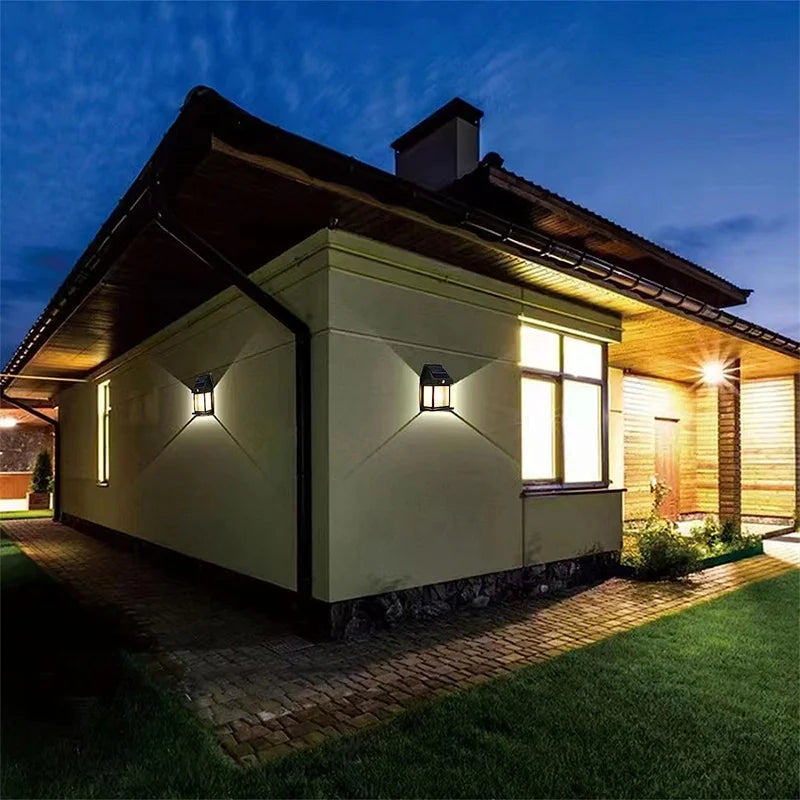 Danoz Direct - Solar Wall Lights Outdoor Tungsten Waterproof Wireless Motion Sensor Security Lamps Dusk to Dawn Lighting for Garden 1~8PCS