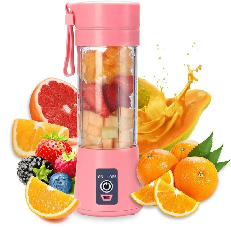 Danoz BlendSmart Blend'n'Go Portable Juicer Blender 🍹 | USB Rechargeable | 6-Blade Powerful Motor | 4000mAh Battery | Smoothies, Juice & Baby Food | Buy 1 Get 1 More!
