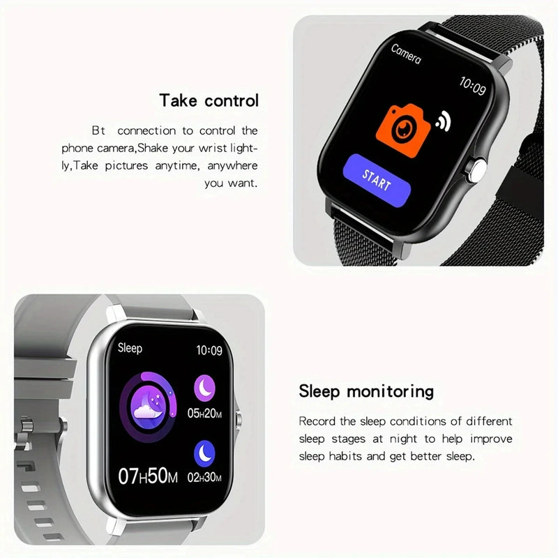 ⌚ Danoz TechSmart | Ola Esporte Fashion Smart Watch | 1.83" HD TFT | Bluetooth Calling | Heart Rate SpO2 GPS | IP67 | 15-Day Standby | 16 Styles ✨